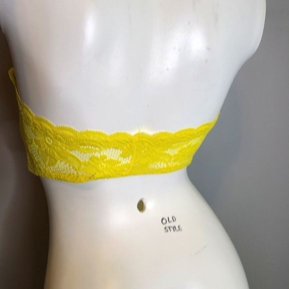 New with Tags Rue 21 Yellow Lace Strapless Bralett - Picture 5 of 6